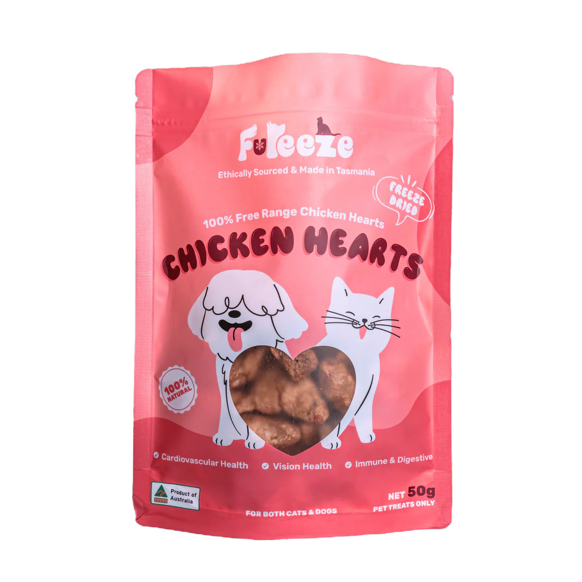 Freeze Dried Chicken Hearts image 0