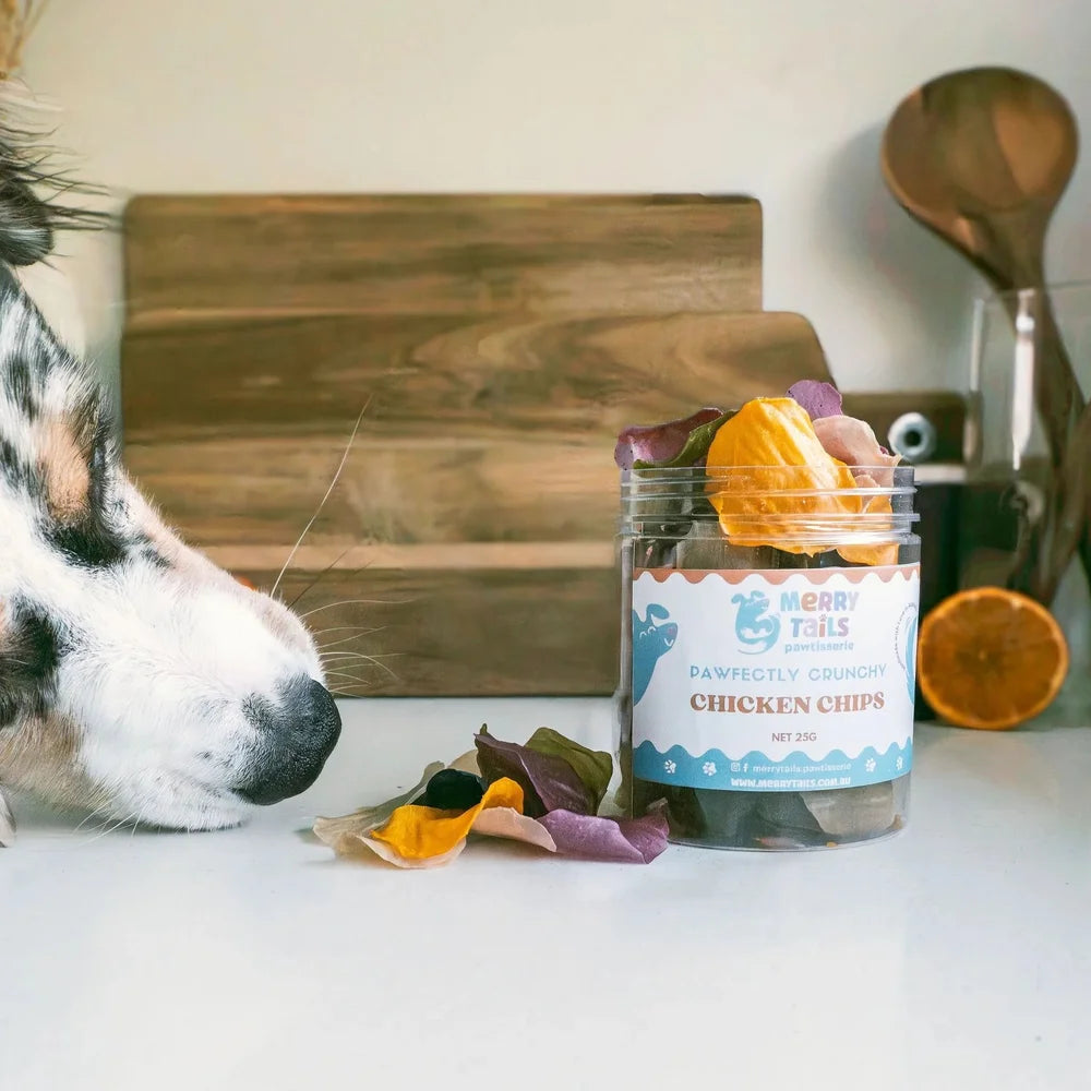 Pawfectly Crunchy Chicken Chips