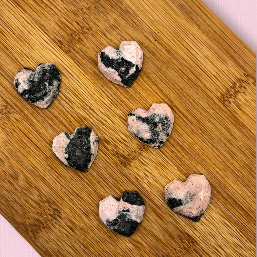 Tie Dye Heart Bites (Barra & Charcoal)