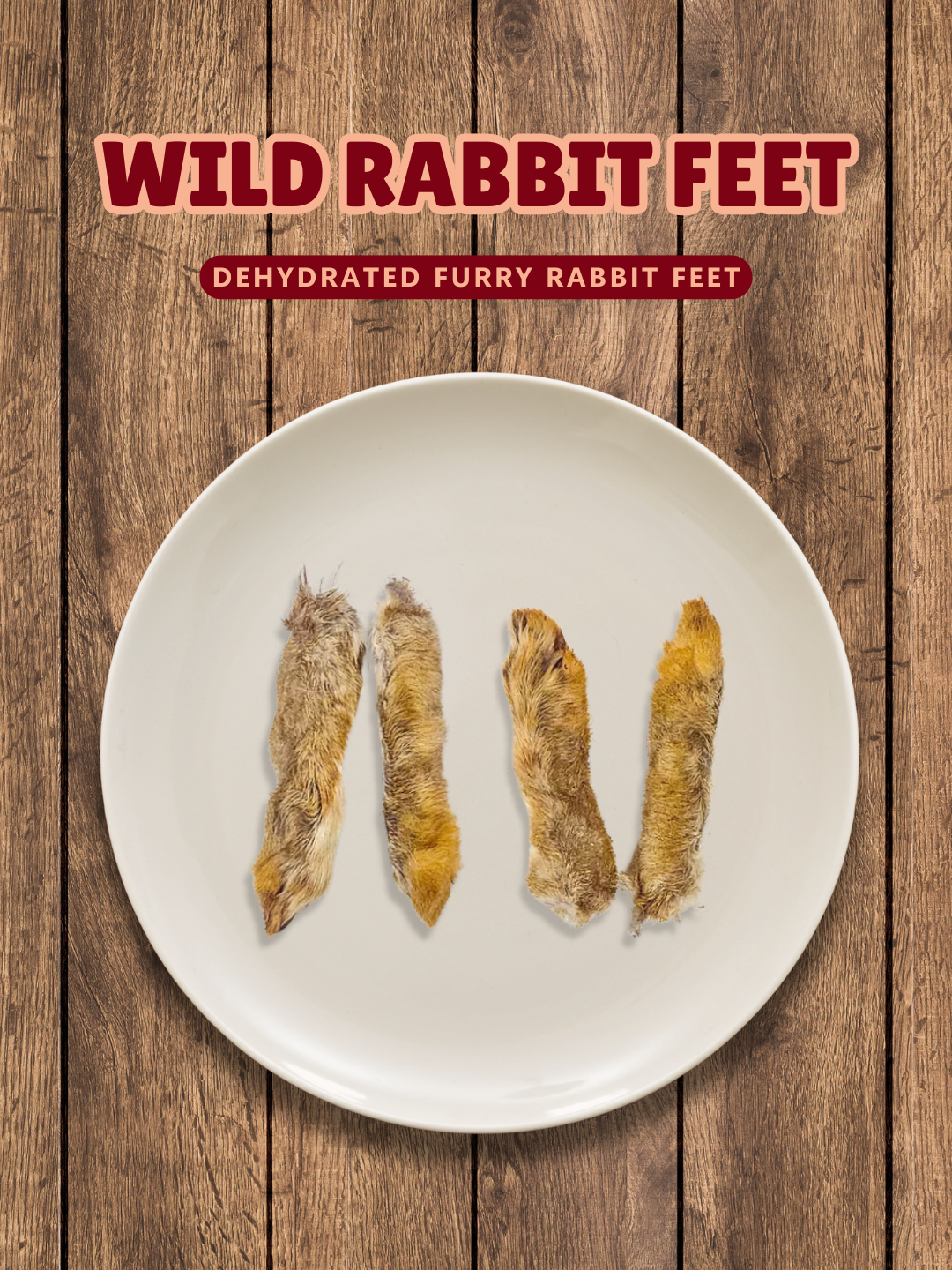Furry Wild Rabbit Feet