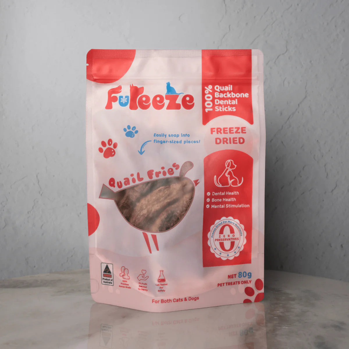 Freeze Dried Quail Backbone image 6