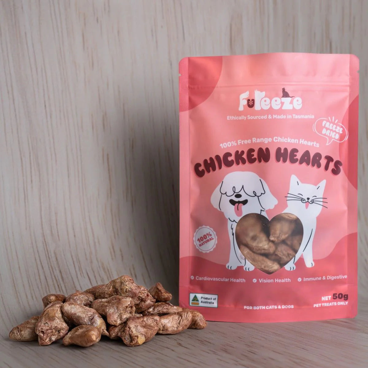 Freeze Dried Chicken Hearts image 5