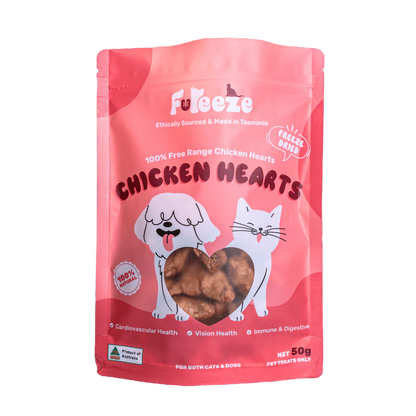 Freeze Dried Chicken Hearts image 0