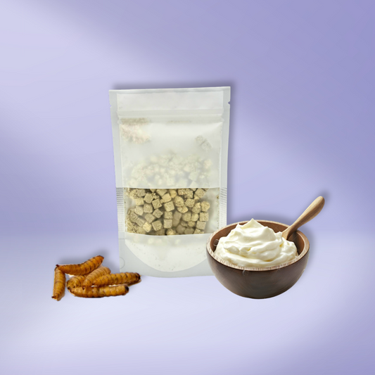 Brain Boost Bug Bites - Black Soldier Fly Larvae & Yogurt