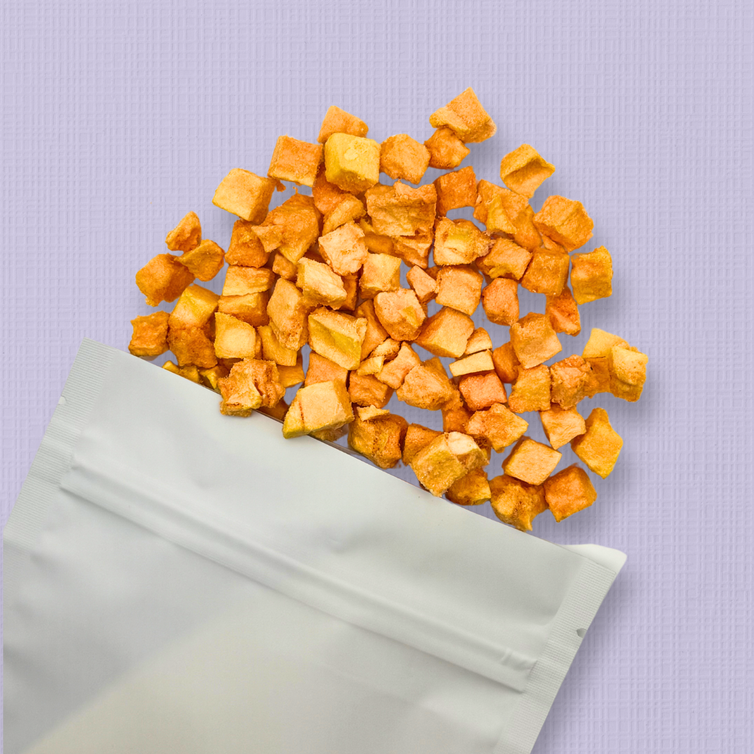 Freeze Dried Papaya Cubes