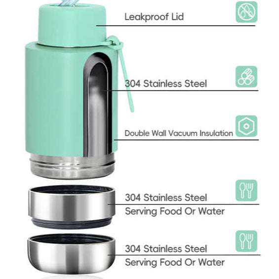 Walkabout Water Bottle - Dahlia (Black) image 3