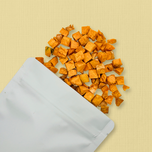 Freeze Dried Carrot Cubes