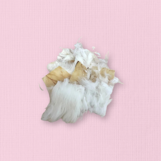 White Rabbit Pelt Chips