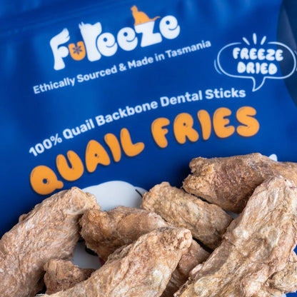 Freeze Dried Quail Backbone image 4