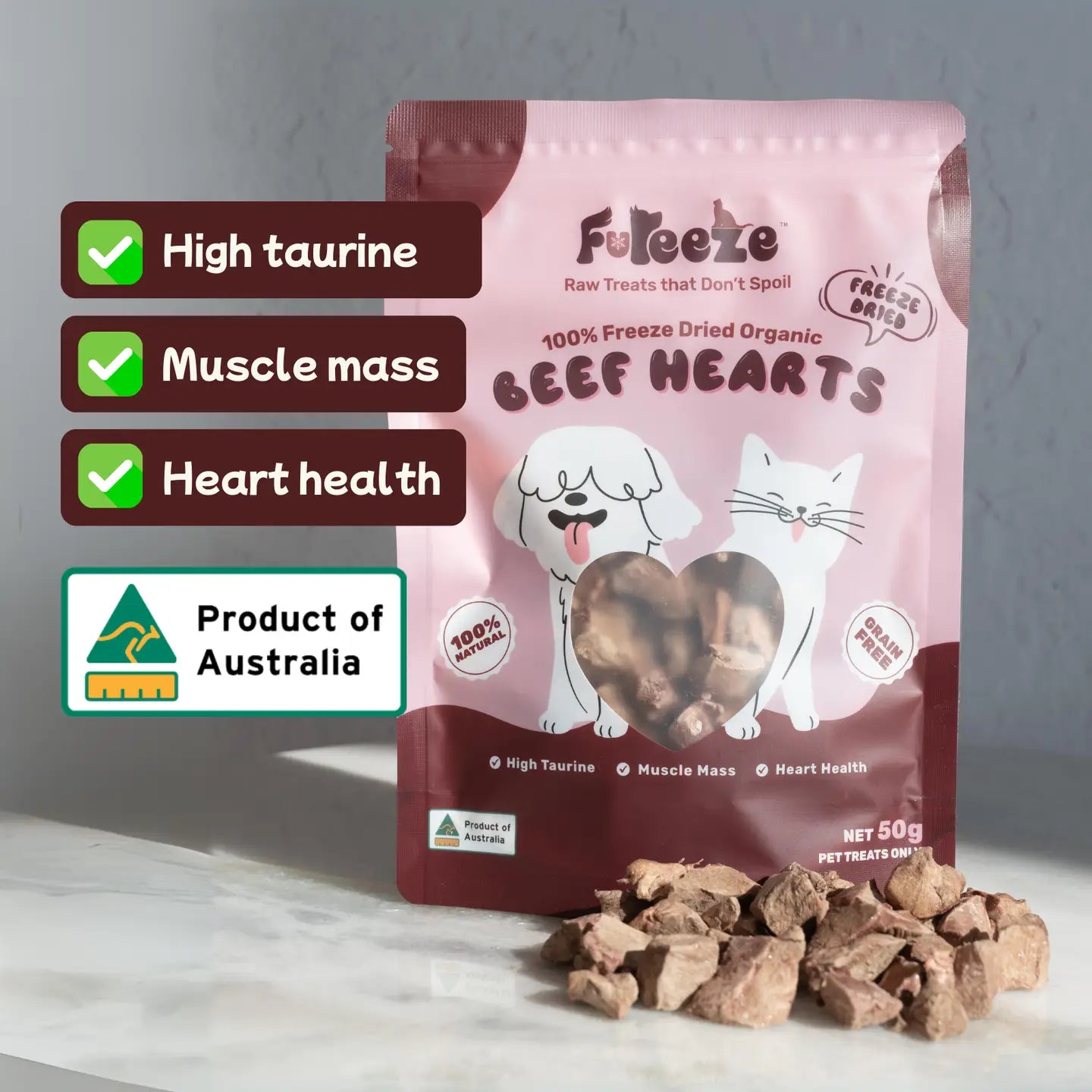 Freeze Dried Organic Beef Heart image 5