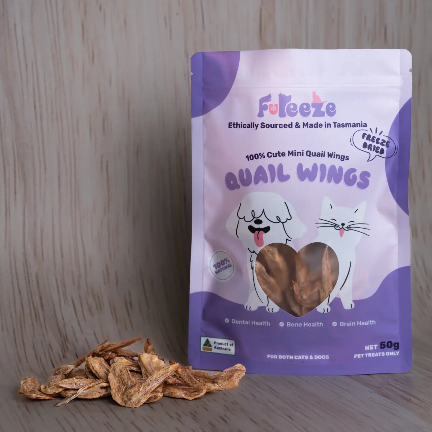 Freeze Dried Quail Wings image 2